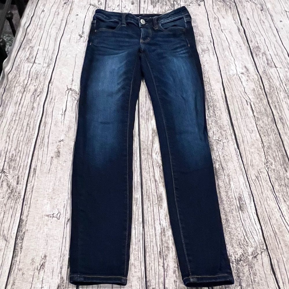 AEO High Rise Jegging size 4, dark wash